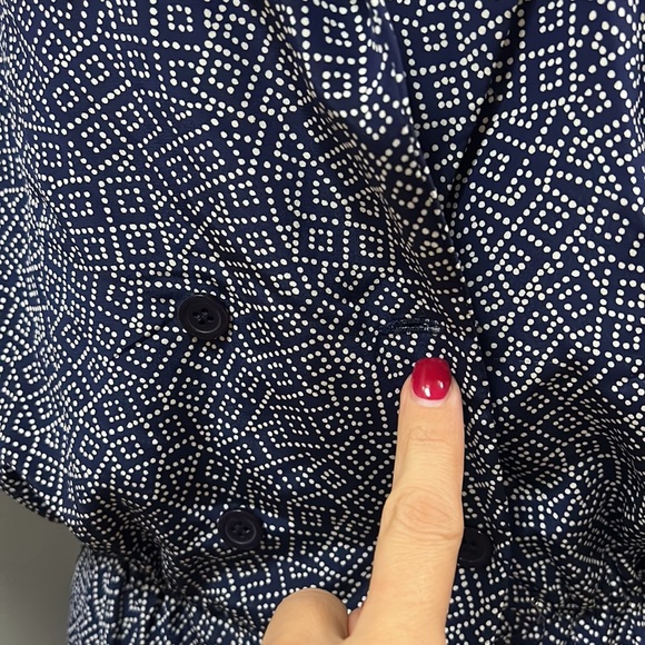 VINTAGE Liz Claiborne Double Chested Aline Maxi Dress size 12 - Picture 8 of 10